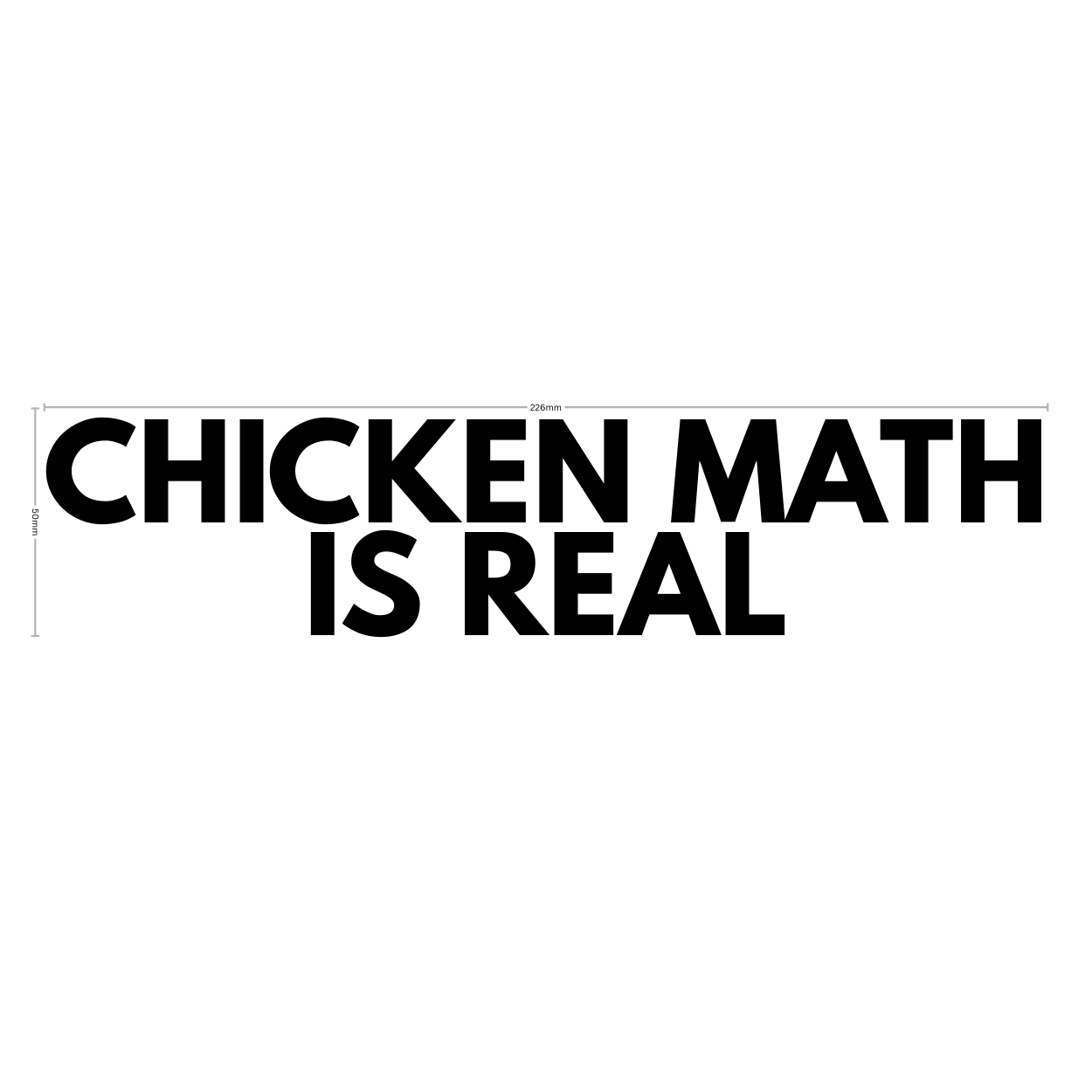 Chicken Math is Real - Vinyl Sticker - 0021 - Image 5